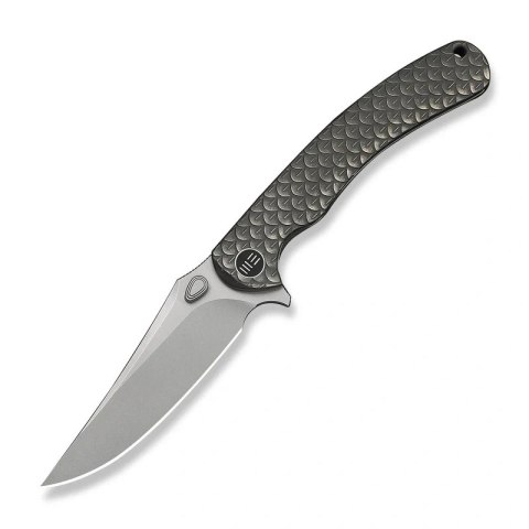 Nóż składany WeKnife Dracarys LE No 013/199 Gray Titanium, Stonewashed M390 (WE25061B-1) WE Knife