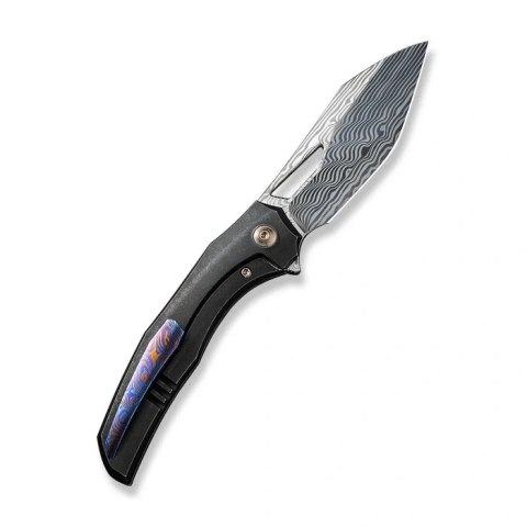 Nóż składany WeKnife Ignio Mystery Box Black Titanium, Damasteel Hakkapella by Toni Tietzel (WE22042B-DS1 MB) WE Knife