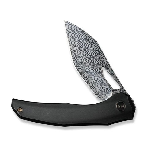 Nóż składany WeKnife Ignio Mystery Box Black Titanium, Damasteel Hakkapella by Toni Tietzel (WE22042B-DS1 MB) WE Knife