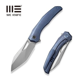 Nóż składany WeKnife Ignio Mystery Box Blue Titanium, Stonewashed CPM 20CV by Toni Tietzel (WE22042B-3 MB) WE Knife