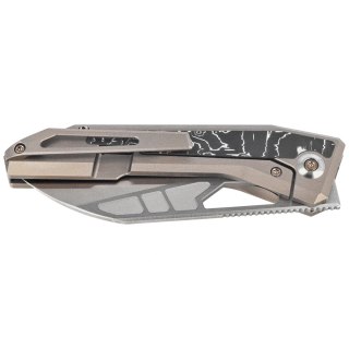 Nóż składany WeKnife Inceptus Champagne Titanium/Aluminium Foil Carbon Fiber, Satin M390 by Robert Saniscalchi (WE25017-4) WE Knife