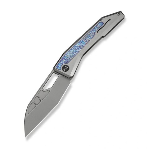 Nóż składany WeKnife Inceptus Gray/Flamed Titanium, Stonewashed M390 by Robert Saniscalchi (WE25017-2) WE Knife