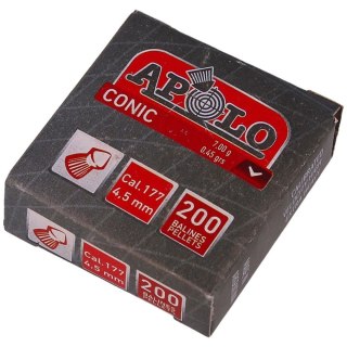 Śrut Apolo Conic 4.5 mm, 200 szt. 0.46g/7.1gr (10002) Apolo