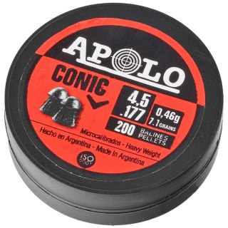 Śrut Apolo Conic 4.5 mm, 500 szt. 0.46g/7.1gr (10004) Apolo