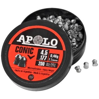 Śrut Apolo Conic 4.5 mm, 500 szt. 0.46g/7.1gr (10004) Apolo