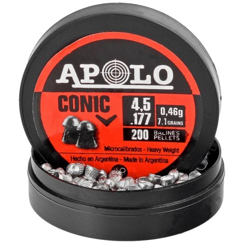 Śrut Apolo Conic 4.5 mm, 500 szt. 0.46g/7.1gr (10004) Apolo