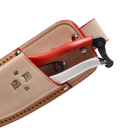 Zestaw prezentowy sekator Okatsune 103 w skórzanym etui Okatsune