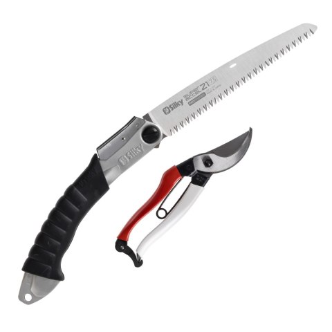 Zestaw sekator Okatsune 103 + piła ręczna Silky Super Accel 210 + etui gratis Okatsune