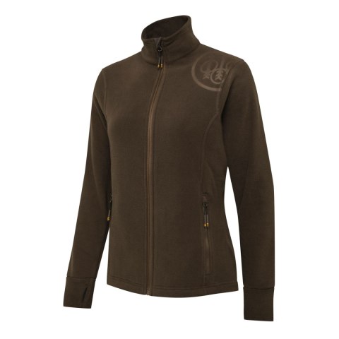 Bluza damska Beretta HP Logo Full Zip, brązowa Beretta