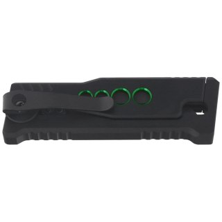 Nóż grawitacyjny Reate EXO-U Black-Green Speedhole Aluminium, Stainless Steel (EXO-U SBK.GR) Reate Knives