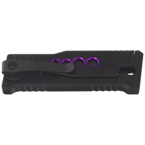 Nóż grawitacyjny Reate EXO-U Black-Purple Speedhole Aluminium, Stainless Steel (EXO-U SBK.PU) Reate Knives