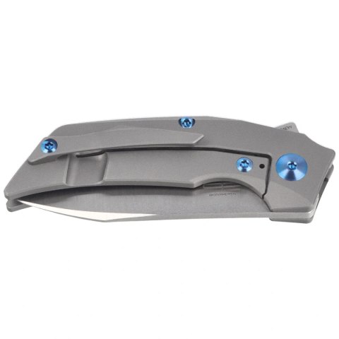 Nóż składany Reate T2500 Gray Titanium / Carbon Fiber, Satin M390 by Tashi Bharucha Reate Knives