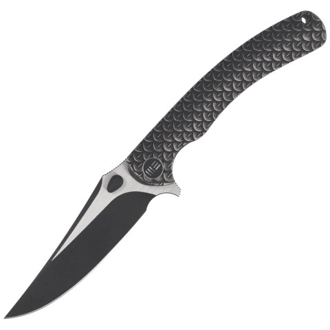 Nóż składany WeKnife Dracarys LE No 076/199 Black Titanium, Black Stonewashed / Satin M390 (WE25061B-5) WE Knife
