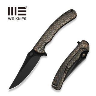 Nóż składany WeKnife Dracarys LE No 197/199 Bronze / Black Titanium, Black Stonewashed M390 (WE25061B-4) WE Knife