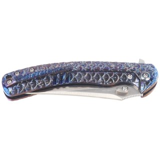 Nóż składany WeKnife Dracarys LE No 032/199 Flamed Titanium, Satin M390 (WE25061B-3) WE Knife