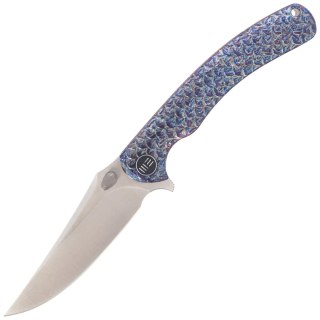 Nóż składany WeKnife Dracarys LE No 150/199 Flamed Titanium, Satin M390 (WE25061B-3) WE Knife