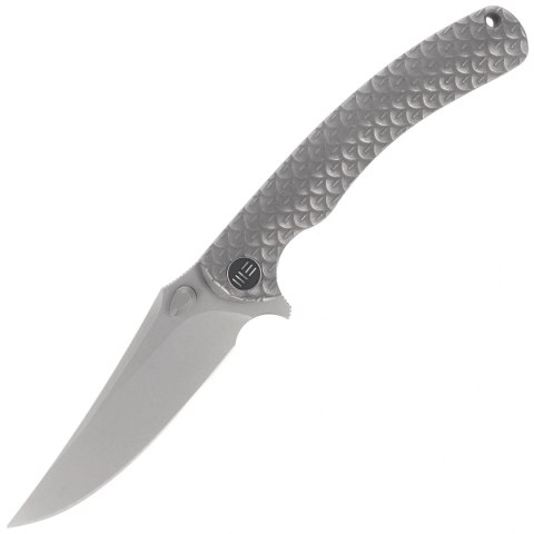 Nóż składany WeKnife Dracarys LE No 173/199 Gray Titanium, Stonewashed M390 (WE25061B-1) WE Knife