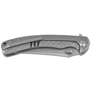 Nóż składany WeKnife Dracarys LE No 015/199 Gray Titanium, Stonewashed M390 (WE25061B-1) WE Knife