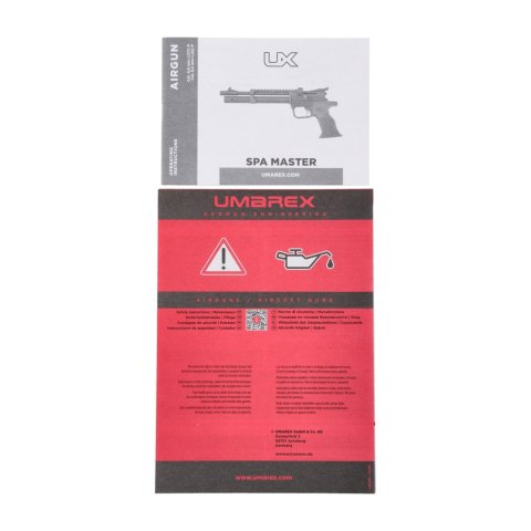 Pistolet wiatrówka PCP UX SPA Master 4,5 mm < 7,5 J UX