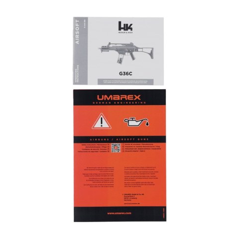 Replika karabinek ASG H&K Heckler&Koch G36C Sportsline Eye Trace 6 mm Heckler&Koch