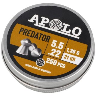 Śrut Apolo Predator 5.5 mm, 250 szt. 1.36g/21.0gr (19953) Apolo