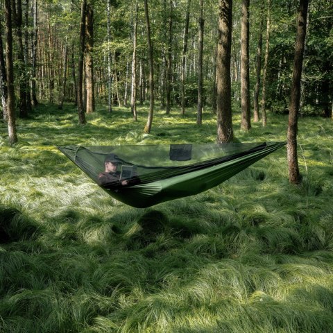 Hamak Lesovik Draka z zawieszeniem Sneka treetop green Lesovik