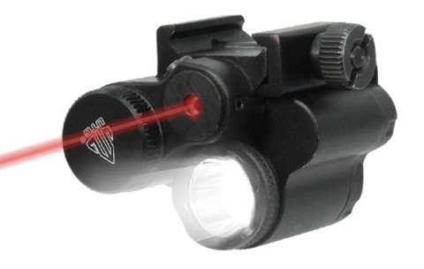 Latarka z laserem na broń Leapers UTG Sub-Compact Light/ Red Laser Combo Leapers