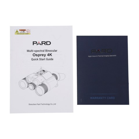 Lornetka multispektralna termowizyjna termowizor z dalmierzem PARD Osprey 4K 25/50 mm LRF z IR 940 nm Pard