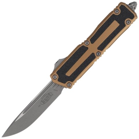 Nóż automatyczny OTF Microtech Scarab II Gen III S/E Tan Aluminium, Apocalyptic M390MK by Tony Marfione (1278-10APTA) Microtech Knives