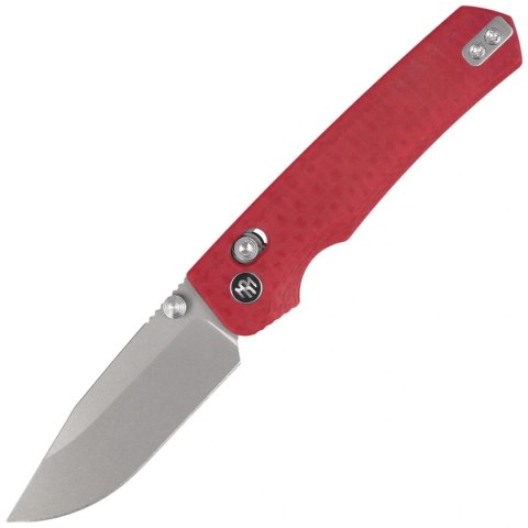 Nóż składany Remette RT-Aurora Red G10, Satin 14C28N (Aura-G4) Remette Knife