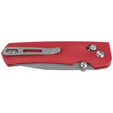 Nóż składany Remette RT-Aurora Red G10, Satin 14C28N (Aura-G4) Remette Knife