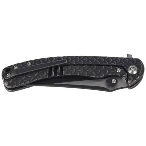 Nóż składany WeKnife Dracarys LE No 076/199 Black Titanium, Black Stonewashed / Satin M390 (WE25061B-5) WE Knife