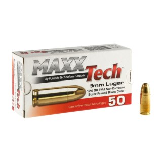 Amunicja PTG kal. 9x19 mm Luger FMJ 8 g PTG - Pobjeda Technology