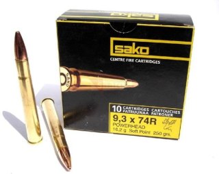Amunicja myśliwska kulowa Sako kal. 9.3x74R 250 GR op. 20 szt - 477D 9,3X74R Sako