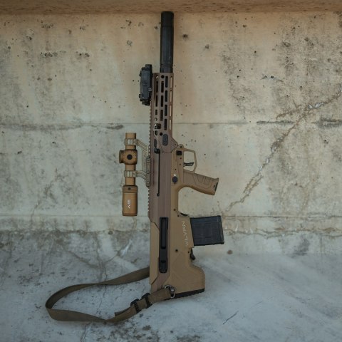 Luneta celownicza Primary Arms Compact PLx-1-8x24 FFP RDB ACSS Raptor 5.56/.308 Yard G2 Reticle - FDE Primary Arms