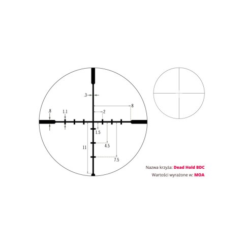Luneta celownicza Vortex Crossfire II 3-9x40 1'' BDC/V-plex Vortex Optics