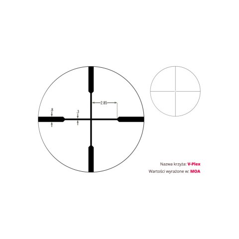 Luneta celownicza Vortex Crossfire II 3-9x40 1'' BDC/V-plex Vortex Optics