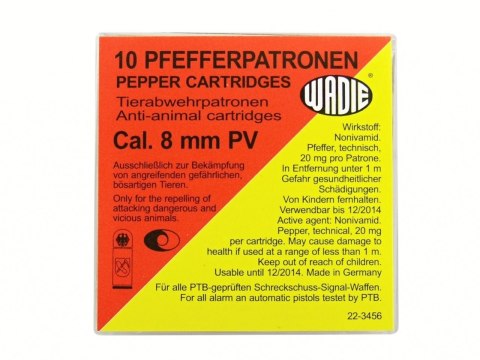 Naboje gazowe PV 8 mm do pistoletu 10 szt Pepper