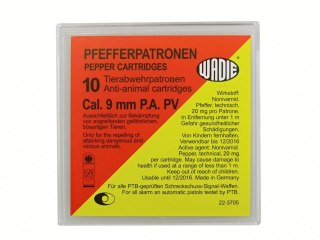 Naboje gazowe PV 9 mm do pistoletu 10 szt Pepper