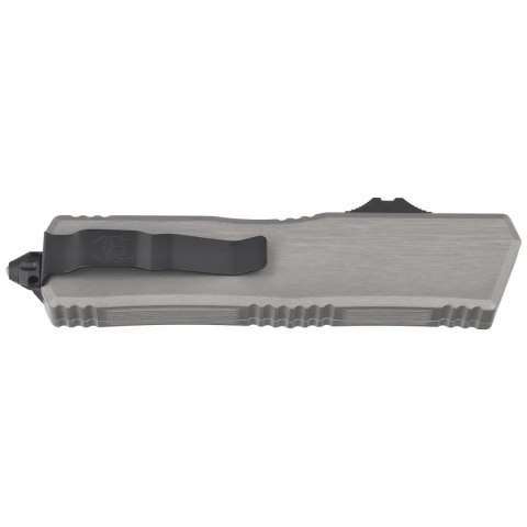 Nóż automatyczny OTF Microtech Scarab II Gen III Executive T/E Natural Clear Aluminium, Black M390MK by Tony Marfione (1177-1NC) Microtech Knives