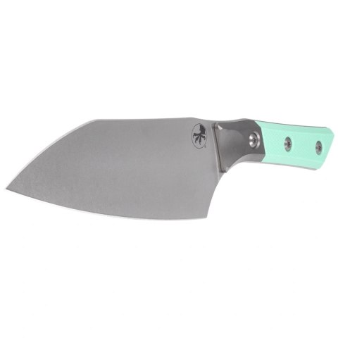 Nóż kuchenny Microtech Santoku 6'' Titanium Bolster/Caribbean Blue G10, Stonewashed M390MK (3200B-10CA) Microtech Knives