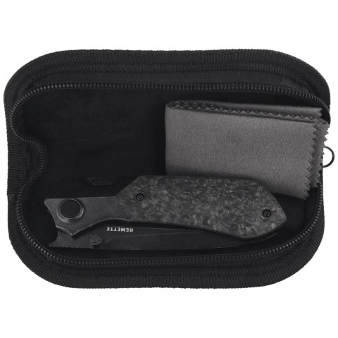 Nóż składany Remette RTPT-ELD Meteor Black Titanium / Carbon Fiber, Titanium Plating M390 (RTPT-ELD) Remette Knife