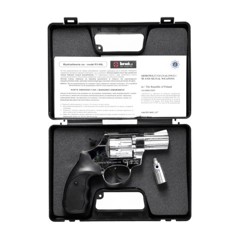 Rewolwer hukowy Zoraki R1-K6L BAS 2,5" .22 Long Blank chrom błysk Zoraki
