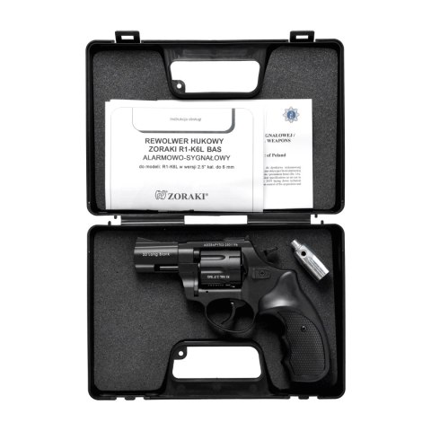 Rewolwer hukowy Zoraki R1-K6L BAS 2,5" .22 Long Blank czarny Zoraki