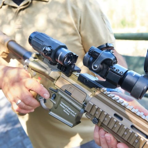 Zestaw kolimator Umarex MPS 3 (4 MOA) z powiększalnikiem 3x Umarex