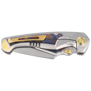 Nóż składany Remette Scepter Gray Titanium/Timascus, Pearlescent Surface M390 (SCPT-A) Remette Knife