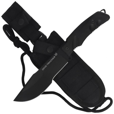 Nóż FOX Dino Tracker Black Forprene, Black N690Co by Black Roc Knives (FX-9CM08 B) FOX