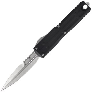 Nóż automatyczny OTF Microtech Ultratech EX-ZBP Bayonet Signature Black Aluminium, Stonewashed M390MK by Tony Marfione (1120EX-1 Microtech Knives