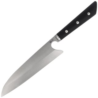 Nóż kuchenny Due Cigni PratiKO 3 - Gyuto Black G10, Satin Sandvik 12C27 225 by Michele Massaro (2C 3002) Due Cigni