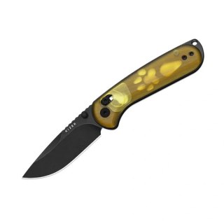 Nóż składany Kizer Buddy II Yellow PEI, Black PVD/Stonewashed AEB-L by Maksim Epifantsev (V3790A1) Kizer Cutlery